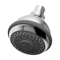 3-Spray 3.5 in. Fixed Showerhead in Polished Chrome (1.5 GPM)