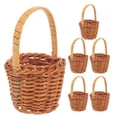 thumbnail image 1 of unbranded 6Ud Miniature Basket Rattan Para Almacenaje Y Adorno En Escritorio Y Eventos, 1 of 6