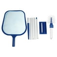 thumbnail image 2 of Pawsdot 1Set Swimming Pool Brush Kit with Removable Pole and Fine Mesh Leaf Skimmer for Outdoor Use, 2 of 6