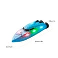 thumbnail image 3 of 2.4GHz Remote Control Boat with 360° Stunts, LED Lights, USB Rechargeable, Self-Righting, 2 Speed Modes, Waterproof RC Boat for Pools & Lakes, 3 of 9