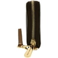 thumbnail image 2 of Michael Kors Jet Set Travel Continental Wallet Long Wristlet Brown Signature MK, 2 of 4