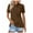 Coffee, variant on 2025 Womens Golf Polo Shirts Collar Short Sleeve T Shirt Lightweight Moisture Wicking Polo Casual 3 Buttons Outfits Blue, L