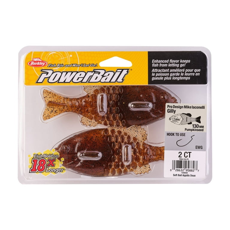 Berkley PowerBait® Gilly Soft Bait - Pumpkinseed