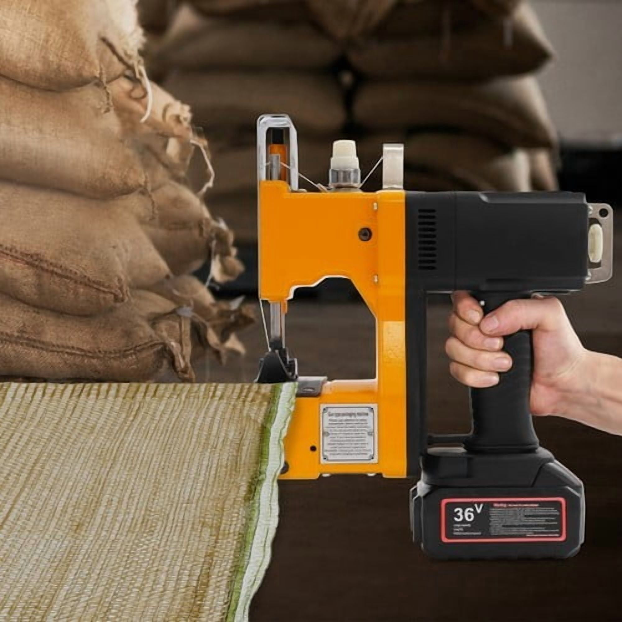 Electric Bag Stitching Closer Portable Wireless Sack Seal Sewing Machine Kit for Chemical Industry