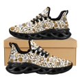 thumbnail image 1 of Zapatillas de deporte con patrón de aprendizaje para estudiantes de verano para mujer, cómodas, antideslizantes, transpirables, zapatos planos, regalo de regreso a clases, Chaussure Femme, 1 of 6