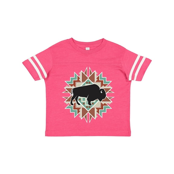 Inktastic Buffalo Cute Western Pattern Boys or Girls Toddler T-Shirt