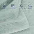 thumbnail image 4 of Bedford Home Rio 8-Piece Egyptian Cotton Towel Set, Seafoam, 4 of 7
