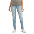 thumbnail image 4 of Times Two Super Soft Underbelly Denim Skinny Five Pocket Maternity Jean 2-pack, 4 of 4