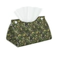 thumbnail image 6 of Rocae Green Skulls Print Long Tissue Box Lid Durable Leather Tissue Box Lid Can Be Used as Modern Home Decoration, 6 of 9
