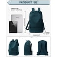 thumbnail image 3 of Mochila deportiva VENATIN para mujer impermeable con compartimento para zapatos, 3 of 9