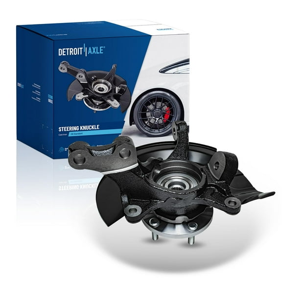 Detroit Axle - Front Right Steering Knuckle & Wheel Hub Bearing Replacement for 2004 2005 2006 Toyota Camry 2.4L
