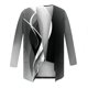 thumbnail image 5 of ICHUANYI Liquidación Blusa tipo cárdigan con estampado de bolsillos cómodos informales de manga 3/4 para mujer ICHUANYI WER202308255556, 5 of 5