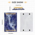 thumbnail image 3 of Iauyy Modern Square Bathroom Tray with Handles - Acrylic & Aluminum Alloy Vanity Countertop Organizer ，Irregular White, 3 of 7