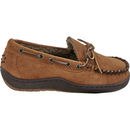 

Men s Tempur-Pedic Therman Moccasin Slipper Chestnut Suede 13 M