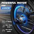 thumbnail image 3 of HiyViy Electric Bike for Adults, 26*4.0 Fat Tire Electric Mountain bicycle,Peak 2250W Motor 48V 15Ah 7-Speed Ebike UL2849, 3 of 8