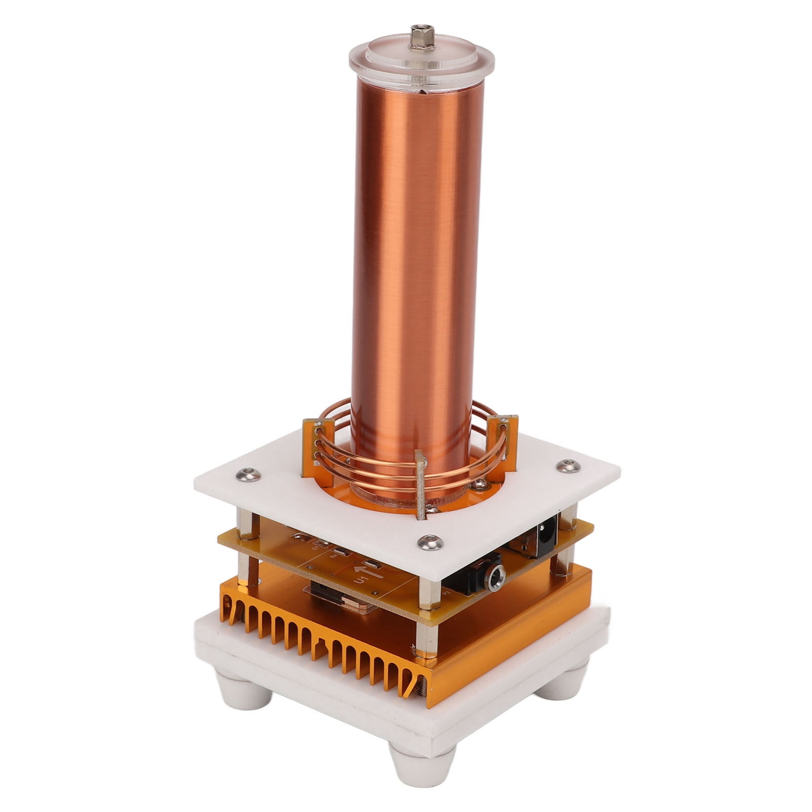 Changor Bobina Di Tesla Mini Fai Da Te - Kit Sperimentale Plasma Music Speaker Ad Alta Tensione, 9-12V
