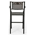 thumbnail image 2 of Seamus Outdoor 29" Aluminum Barstools, Set of 2, Copper, 2 of 5