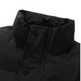 thumbnail image 7 of dzxyzu Men's Vest Lined Puffer Vest Sleeveless Mock Neck Down Jacket Outdoor Golf Waistcoat Running Vest Travel Winter Windbreak Coat - Black, 7 of 7