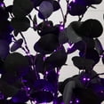thumbnail image 4 of Nearly Natural Pre-Lit Artificial Halloween Eucalyptus Potted Tree - 6' - Orange and Purple LED, 4 of 4