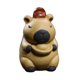 thumbnail image 4 of Mini estatua de capibara, figura en miniatura, mascota de té coleccionable, arcilla morada creativa Amarillo, 4 of 9