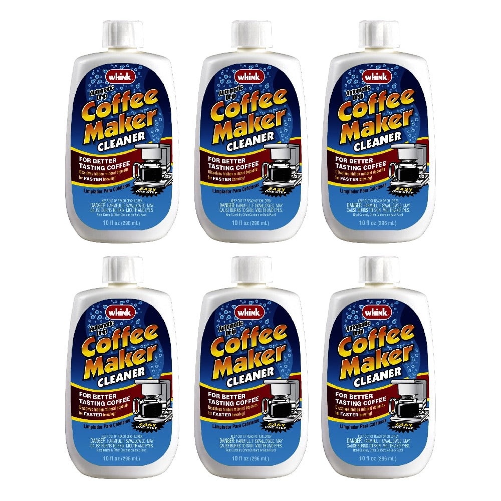 Whink Coffee Maker Cleaner 10 oz, 6 Pack