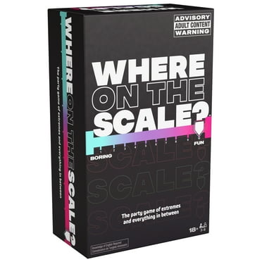 Spin Master Games, Where on The Scale, a Party Game of Extremes, for Ages 18 