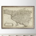 thumbnail image 4 of Antique Map of Tuscany - Barnwood Framed Canvas - 23 x 31 - Walnut, 4 of 4