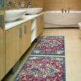 thumbnail image 6 of Ottomanson Non-Slip Small Area Rug for Entryway 2'3" x 3' Easy Clean & Durable Kitchen Mat, Red/Blue Oriental, 6 of 8