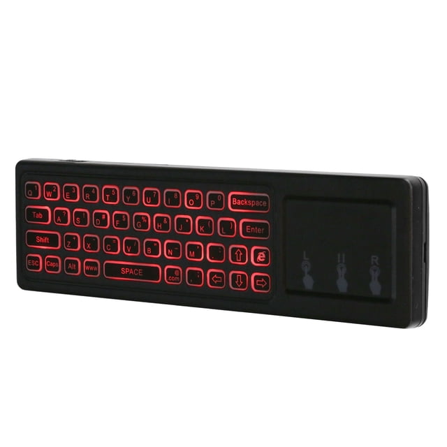 Teclado Air Remote Mouse ANGGREK Inalámbrico Retroiluminado para Smart TV Box PC Proyector