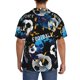 thumbnail image 3 of Fotbe Football Camisa Estampada de Manga Corta para Hombre, Casual de Verano, Estilo Playero, Sin Arrugas-Small, 3 of 5