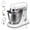 White, variant on Plum Chef 5-Quart Stand Mixer, 12-Speed Tilt-Head Kitchen Electric Mixer with Stainless Steel Bowl & 3 Attachments, Gray