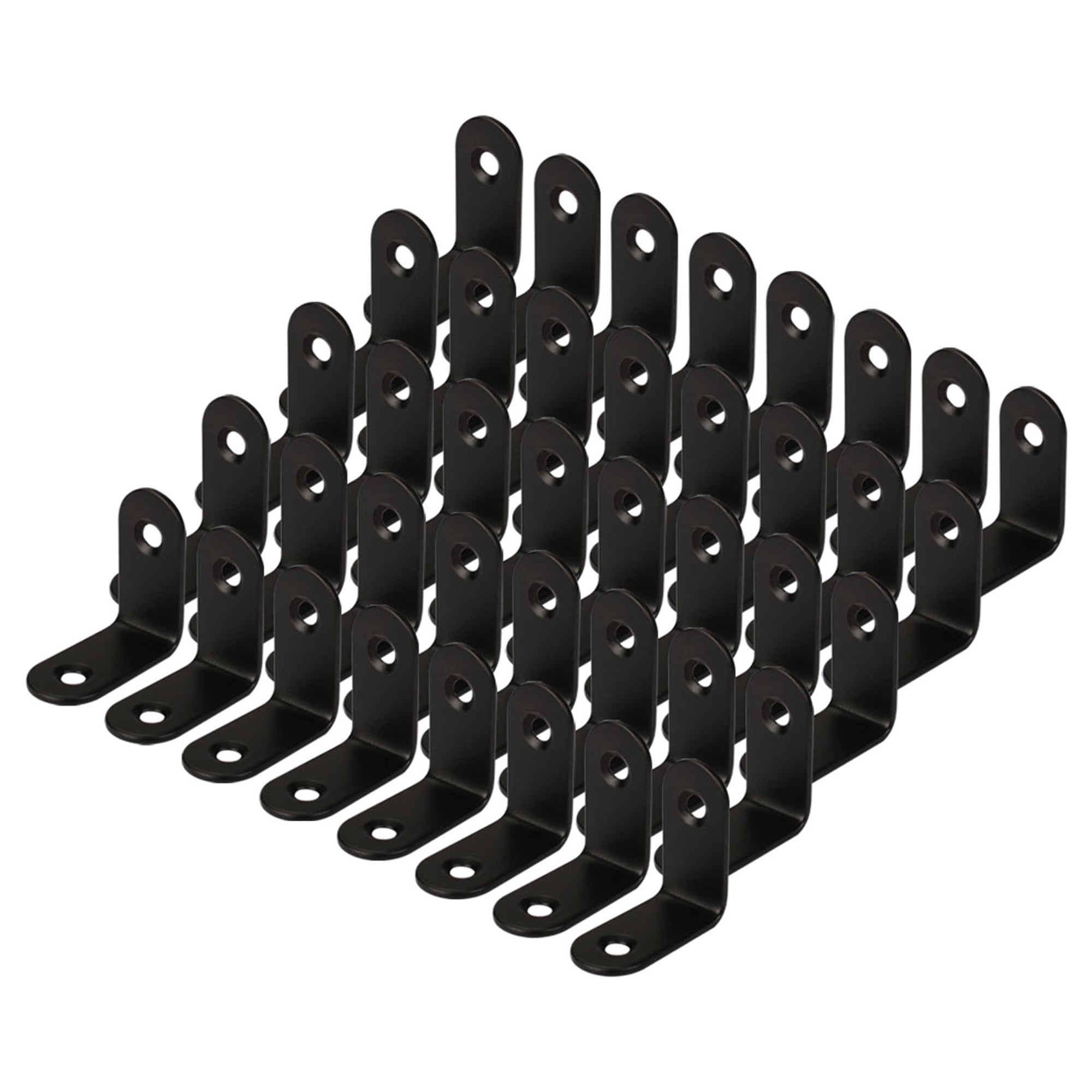 30 X 30mm Angle Bracket Stainless Steel Black L Shaped Angle Brackets