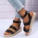 thumbnail image 1 of Sandalias de verano para mujer, sandalias informales para mujer, sandalias de playa romanas Wmkox8yii nm9573, 1 of 8