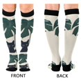 thumbnail image 4 of FORMRS Womens Knee High Socks Casual Long Thick Travel Daily Wear, 1 Pair, Black Cat Plants, 4 of 6