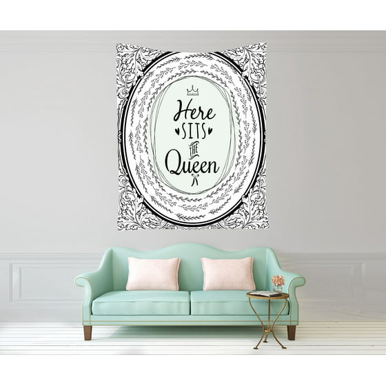 Funny Quotes Artwork Tapestry Wall  Hanging for Living Room 