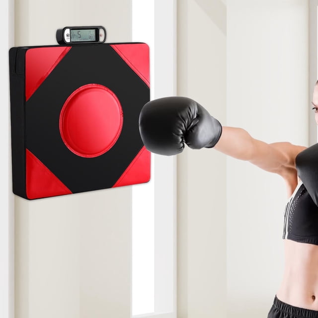 Objetivo de Entrenamiento de Boxeo, Probador de Fuerza de Boxeo, Pantalla Digital, Ejercicio Deportivo, Taekwondo, Objetivo Electrónico, Máquina de Bo cuadrado 40cm