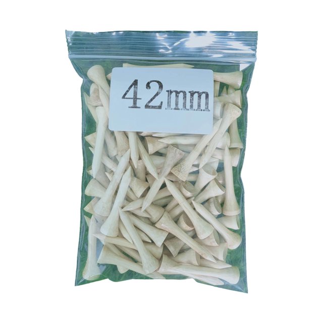 TUWABEII 100PCS Golf Tees Durable Bamboo Tees Golf Ball Bambooes Serve Nail Ball Ladder