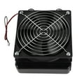 thumbnail image 2 of Radiador de refrigeración por agua para CPU, rosca G1/4, radiador de fila de calor con ventilador, 18 tubos (120 mm), 2 of 8
