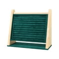 thumbnail image 2 of Holder Organizer Stable Base Multi Tiers Wooden Ear Studs Holder Green, 2 of 8
