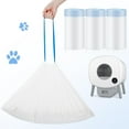 thumbnail image 5 of LANFENG Cat Litter Bags, 5 Pack Durable Drawstring Litter Box Liners for Automatic Cat Litter Box, Heavy-Duty, Portable, Replacement bags for Self-Cleaning Litter Boxes, 5 of 6