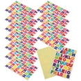 thumbnail image 4 of Alphabet Stickers Paper 40 Sheets Assorted Color For Children Diy Projects 11.8x4.3in, 4 of 9