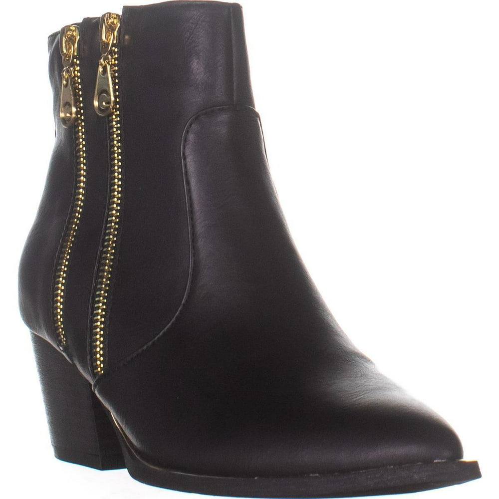 GUESS Womens GBG Guess Indiee Pointed Toe Ankle Boots, Black, 7 US