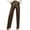 Brown C, variant on Stamzod Leather Pants for Women Solid Color High Waisted Straight Trousers with Pocket Trendy Fashion Vintage Work Slacks for Women Business Casual Blue C M