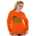 thumbnail image 4 of My Monster Is Trying To Get Out Unisex Plus Fleece Graphic Sweatshirt Brisco Brands 3X, 4 of 5