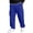 AN14_Blue, variant on Baggy Cargo Sweatpants for Men Wide Leg Jogger Pants Loose Fit Fashion Solid Color Trousers with Pockets Red S