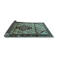 thumbnail image 2 of Ahgly Company Indoor Square Persian Light Blue Traditional Area Rugs, 4' Square, 2 of 4