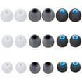 thumbnail image 1 of wonima02 Silicone Earbud Covers - Fit for in-Ear Headphones (Inner Hole 3.8mm -5.1mm) Ear Tips - 9 Pairs S/M/L, 1 of 1
