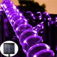 thumbnail image 2 of Halloween Outdoor Solar Tube Rope Led Light Garden Christmas Decoration Xmas wedding Garland Waterproof String Light Fairy Strip (Green,32M 300LEDs), 2 of 7