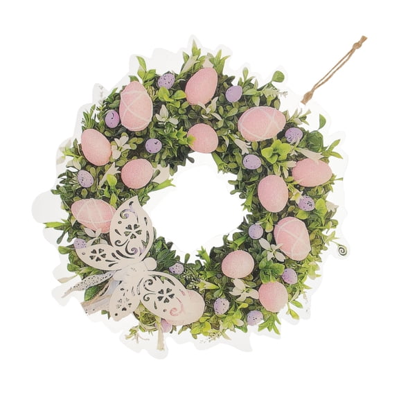 YUYUETIME Acrylic Easter Butterfly Garland for Front Door Decoration