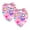 Multi-colored 4, variant on PhooArto Colorful Rainbow Butterfly Dog Bandanas, 2 Pack Soft Washable Pet Scarf Triangle for Large Dogs Puppies and Cats